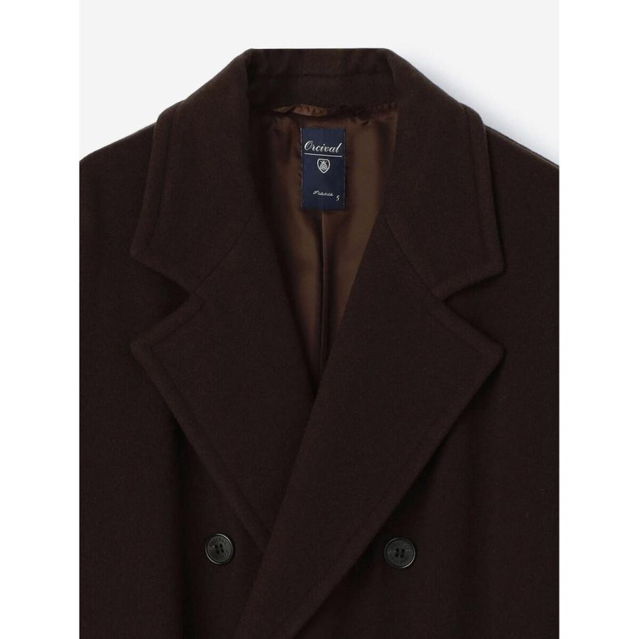 ORCIVAL（オーシバル） ウールモッサ ベルテッドコート #OR-A0416 LMO
