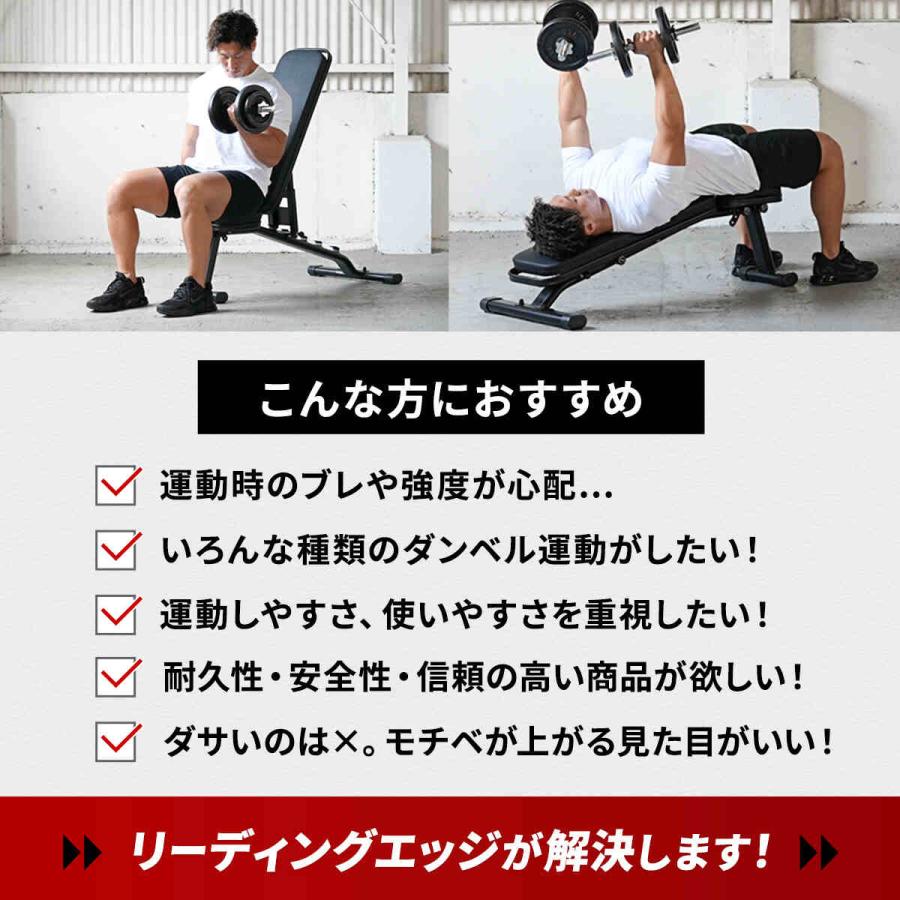 LEADING EDGE（リーディングエッジ） マルチポジションベンチ インク