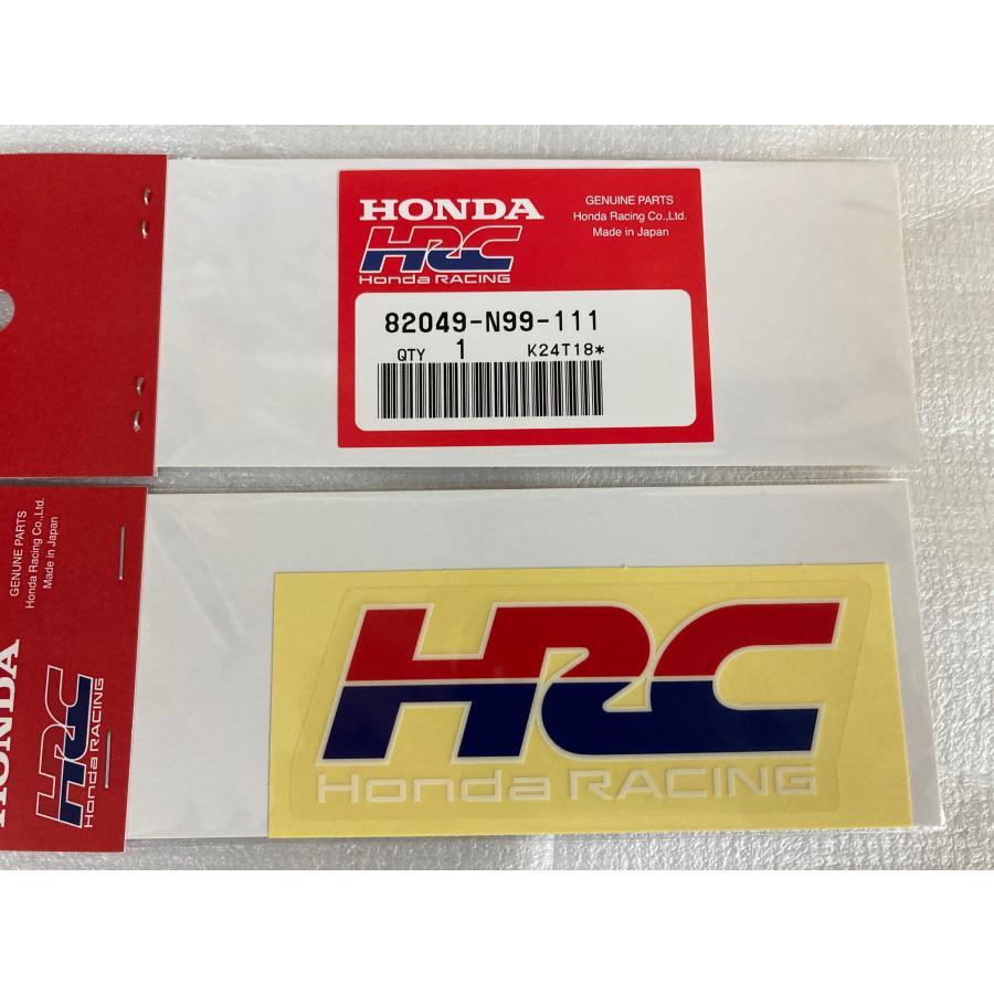 ホンダ（HONDA） HRC ロゴステッカー M ホワイト ホンダレーシング