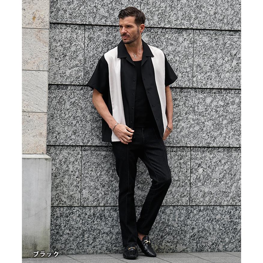 SOMEDIFF（サムディフ） オープンカラーシャツ メンズ 半袖 キューバ