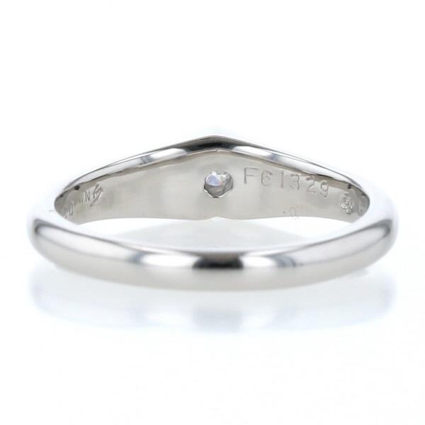 Pt850 プラチナ リング ダイヤモンド0.22ct ラウンド 一粒石 3つ爪