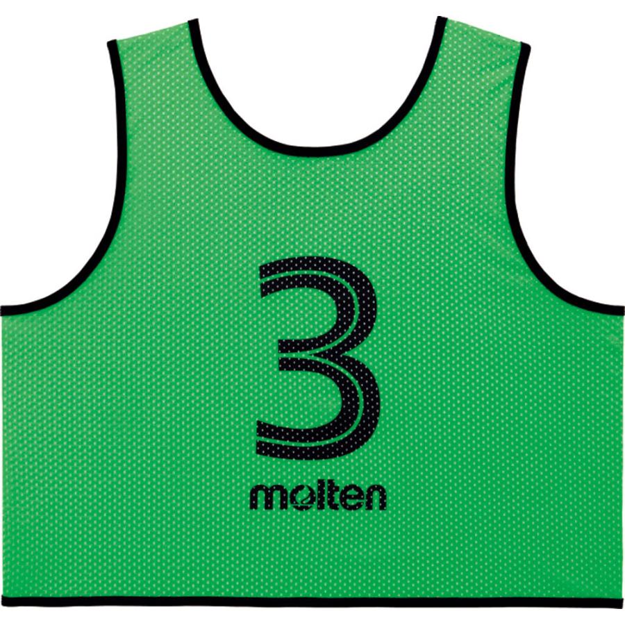 molten（モルテン） ゲームベスト GV10枚セット 蛍光グリーン : EZAKI