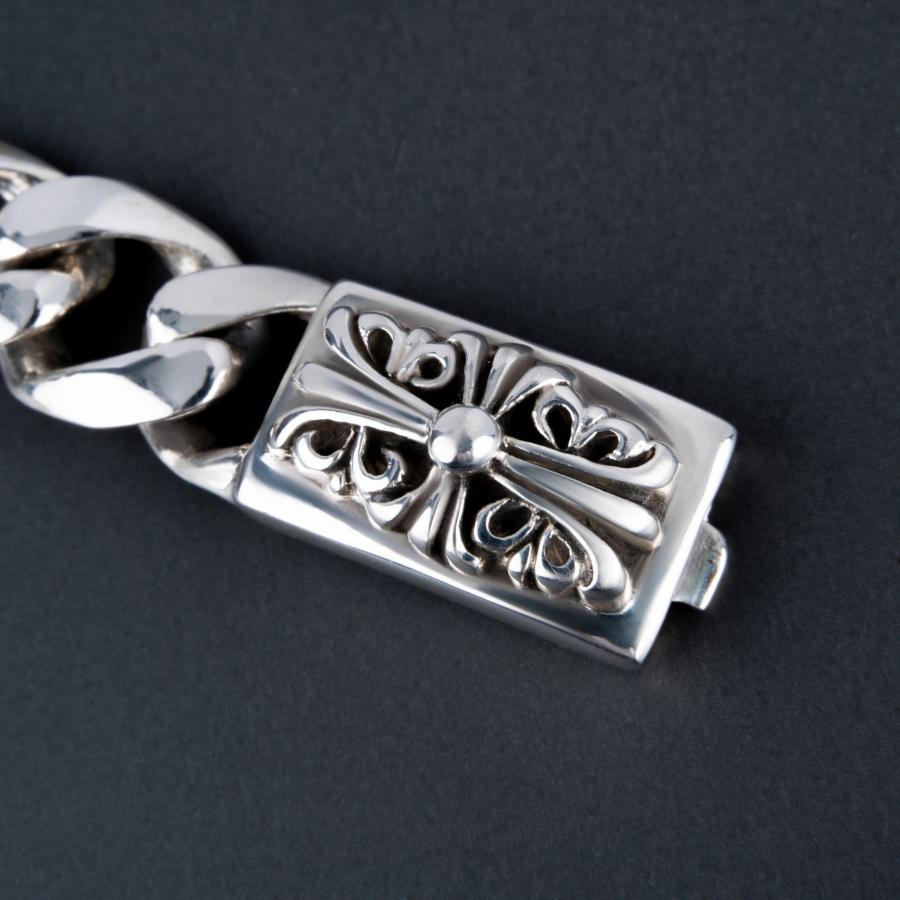 新品 喜平ブレスレット 重厚インパクト オシャレ シルバー925 クロム