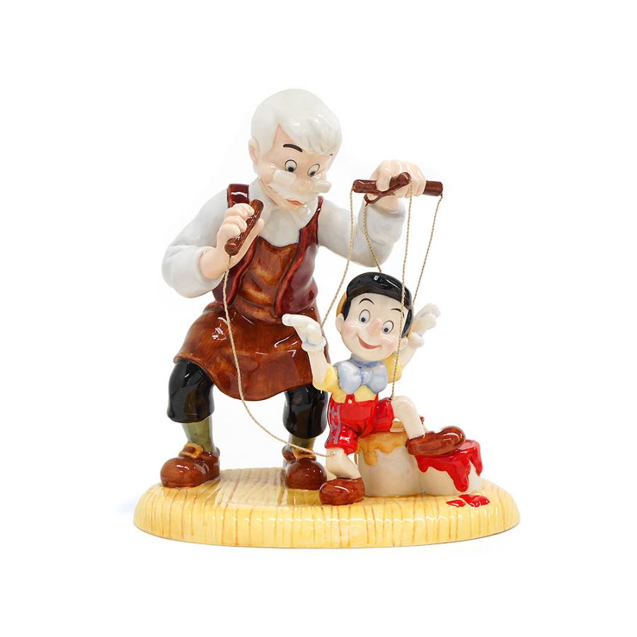 ロイヤルドルトン ピノキオ & ゼペットじいさん フィギュア 限定版