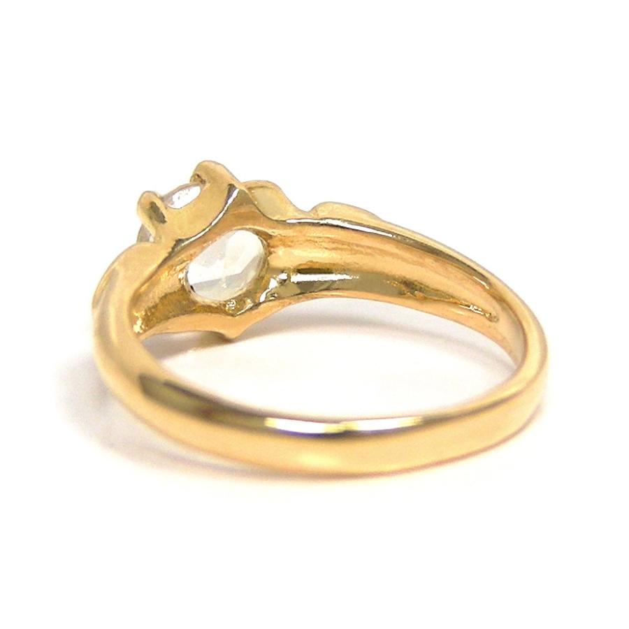 ベビーリング ブルームーンストーン 18k K18YG 18金 イエロー ゴールド