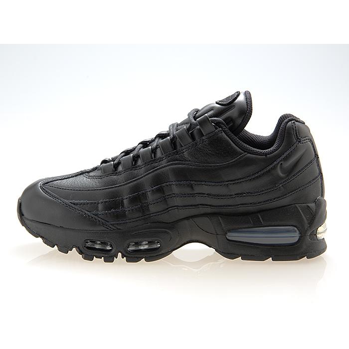 NIKE（ナイキ） NIKE AIR MAX 95 LEATHER BIG BUBBLE QS【TRIPLE BLACK