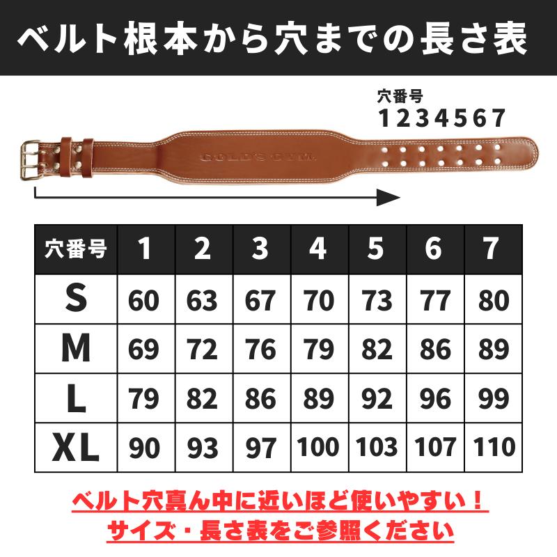 ゴールドジム（GOLD'S GYM） プロレザーベルト G3324 | トレーング
