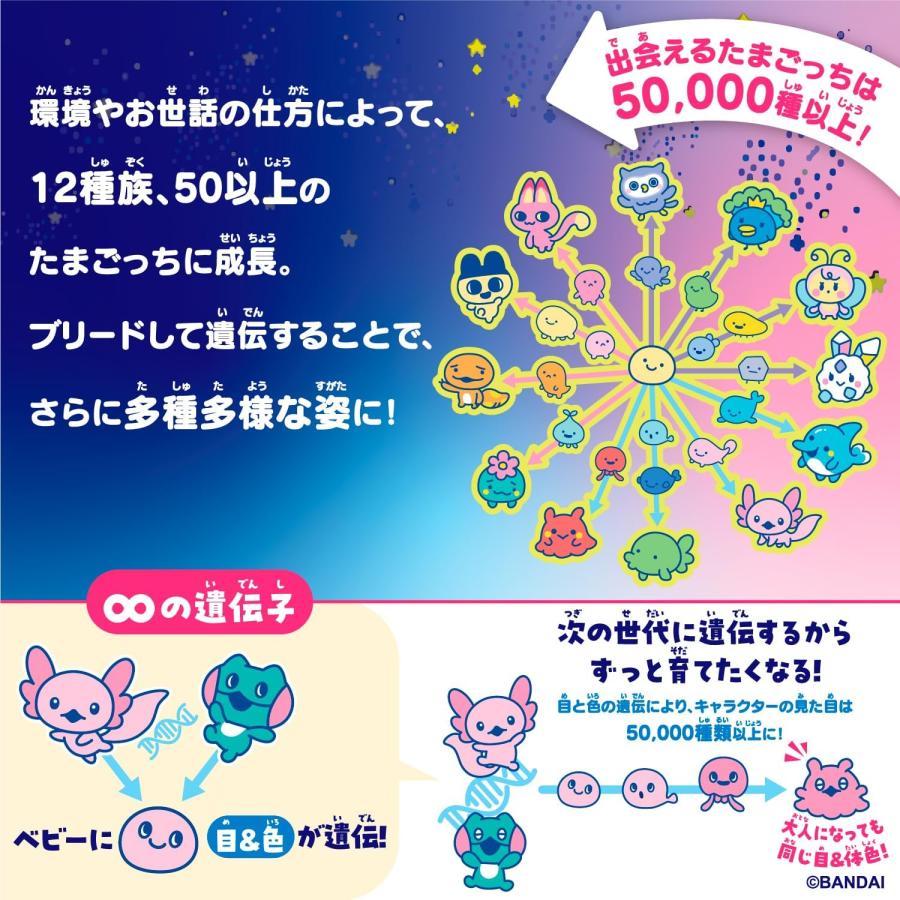 BANDAI（バンダイ） Tamagotchi Paradise - Blue Water たまごっち
