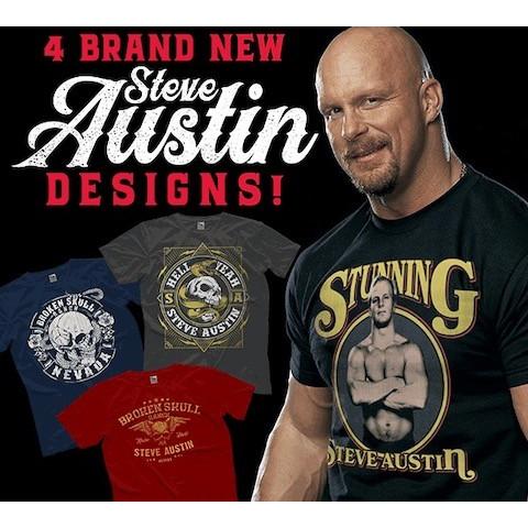ストーンコールド・スティーブ・オースチン Tシャツ「STEVE AUSTIN