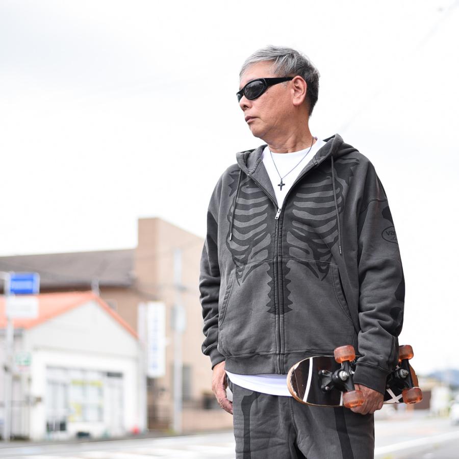 VANSON（バンソン） バンソン別注BONEボーンZIP UP ジップアップ