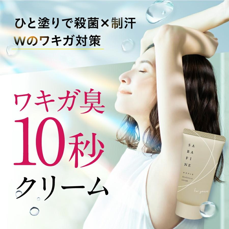 フロムココロ ワキガ 脇汗 クリーム SARAFINE サラフィネ ワキガ対策