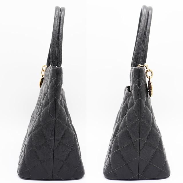 CHANEL（シャネル） 復刻トートバッグ キャビアスキン ブラック