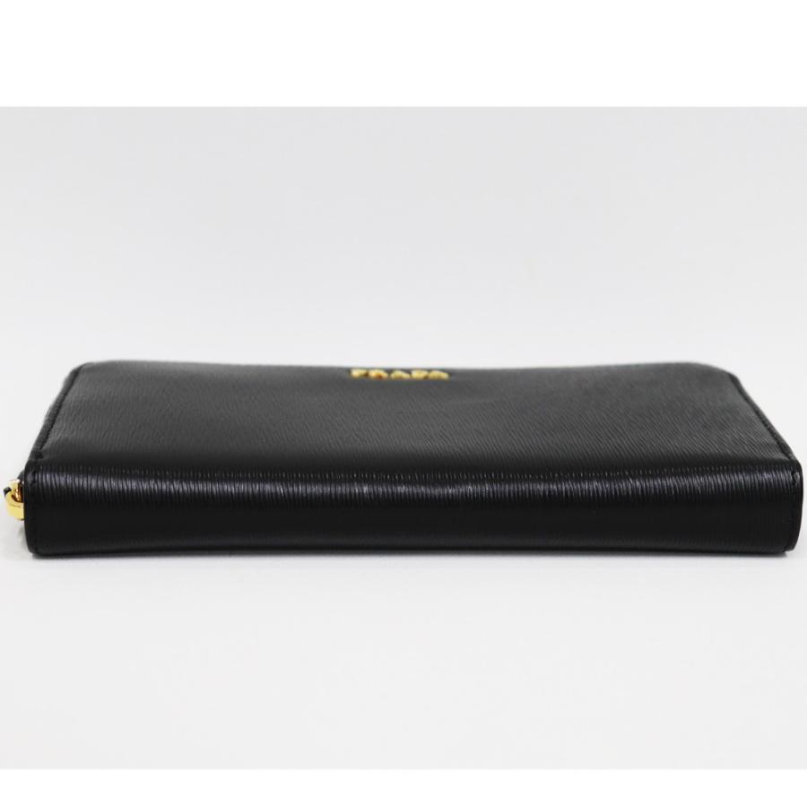PRADA（プラダ） 【未使用】プラダ ラウンドファスナー長財布 レザー