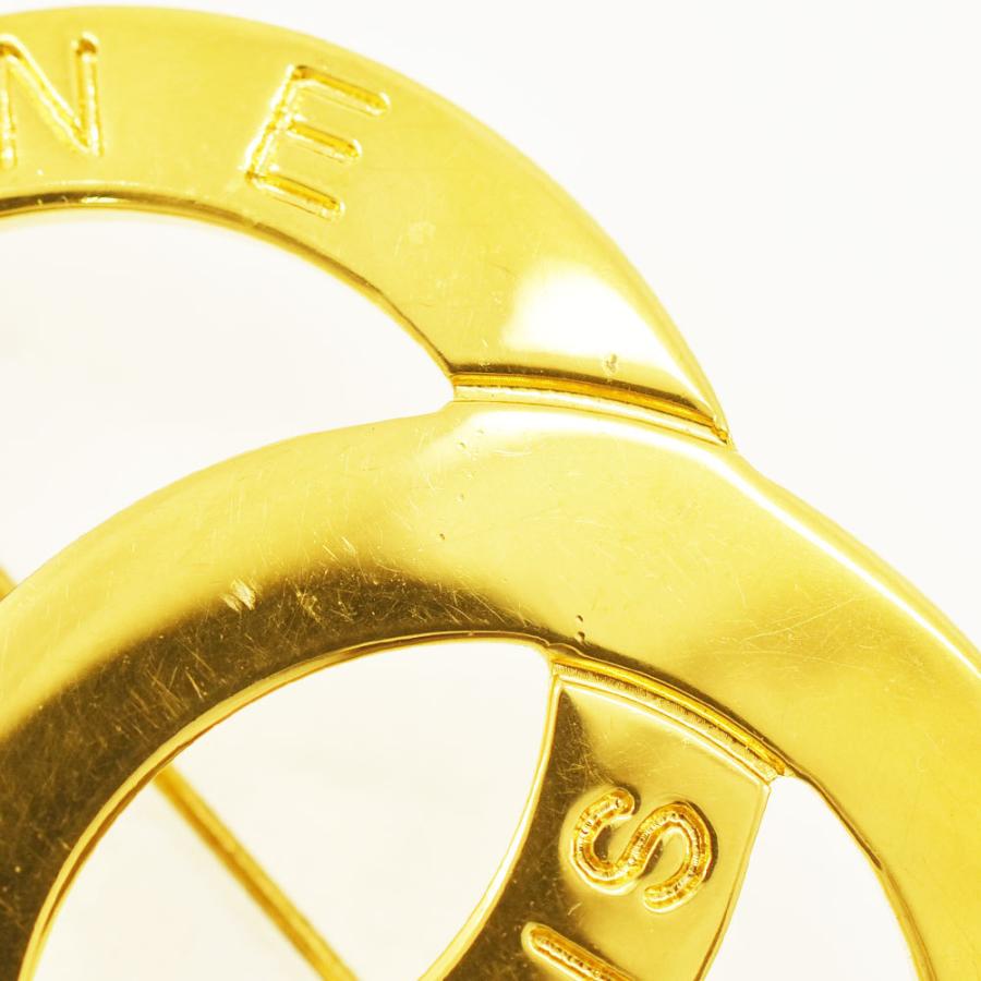 CELINE（セリーヌ） ブローチ サークル ロゴ ヴィンテージアクセリー