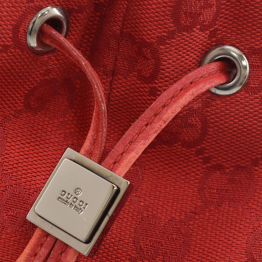 GUCCI（グッチ） ミニポーチ GGキャンバス 巾着型ポーチ GGキャンバス