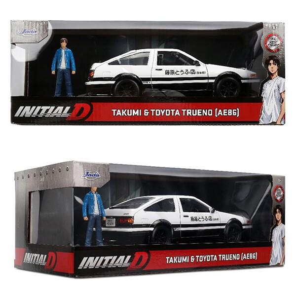 Jada イニシャル D ミニカー 車 藤原拓海 フィギュア付き 頭文字 D