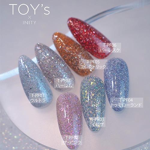 TOY's × INITY パーティーフラッシュ 全7色 12ml ボトルタイプ