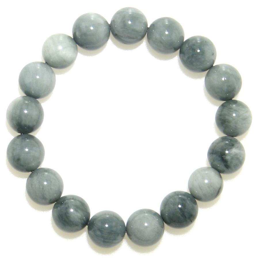 守護 イーグルアイ(ホワイトタイガーアイ) 12mm ブレスレット 16.5cm