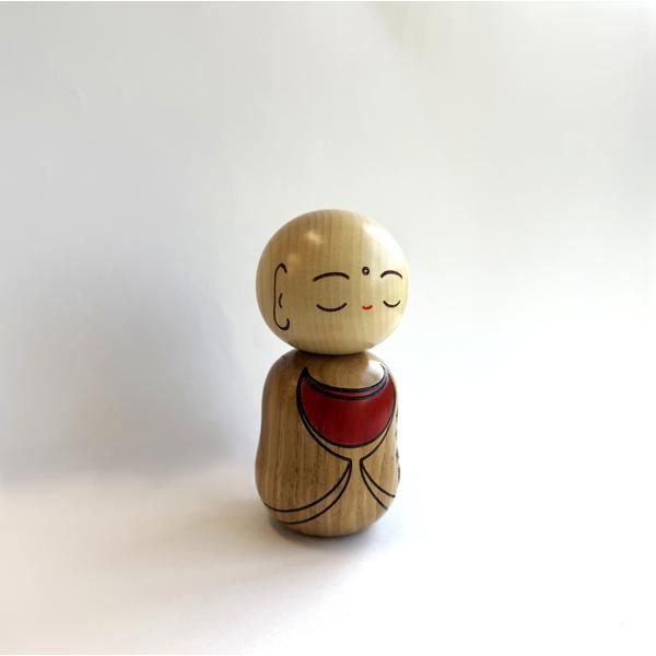 こけし 卯三郎 幸せ地蔵 KOKESHI JAPN 内閣総理大臣賞受賞作者 創作