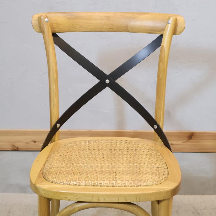 Knot antiques CRASH GATE クラッシュゲート X-BACK CHAIR ナラ材