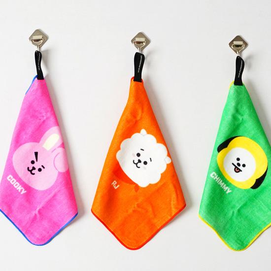 BT21 ハンド タオル BTS 防弾少年団 公式 韓国 ハンカチ かわいい