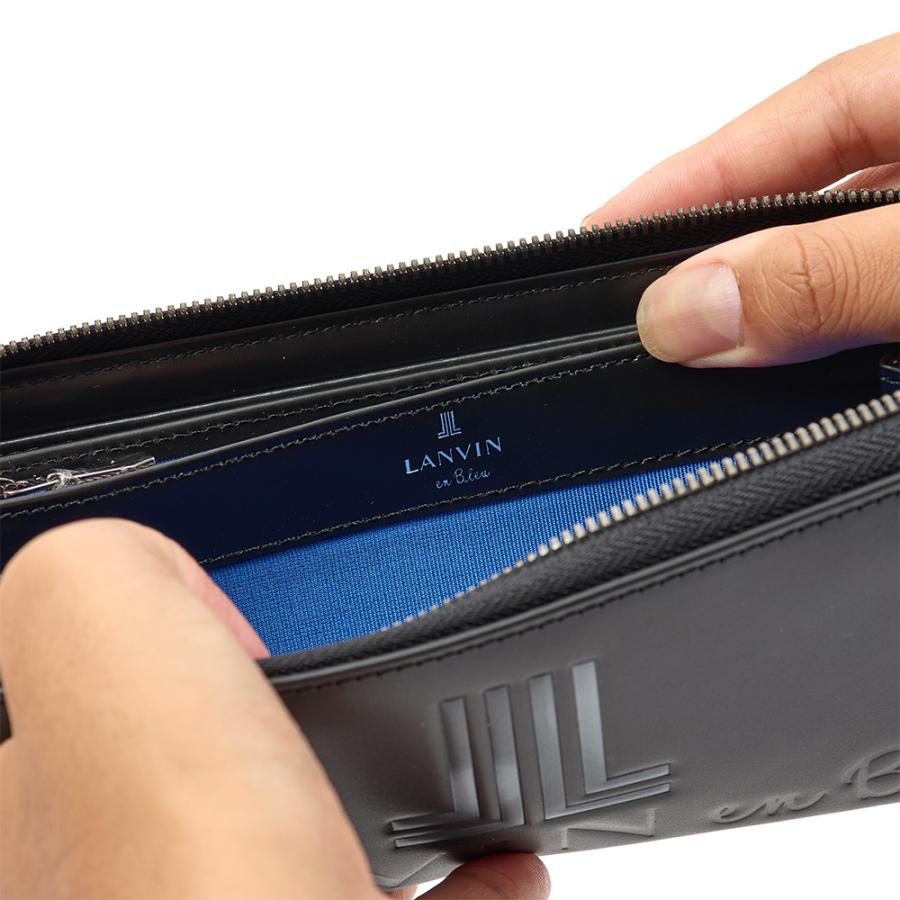 LANVIN en Bleu 長財布 ランバン オン ブルー スウィッシュ 財布