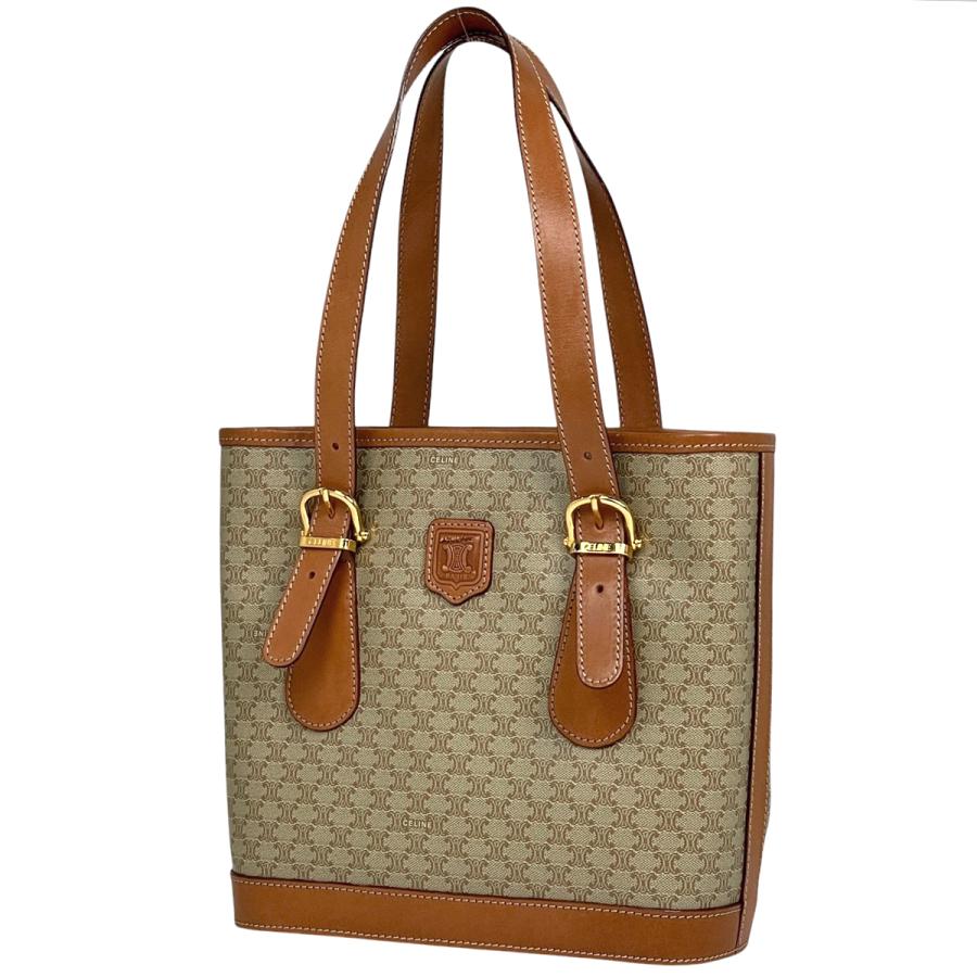 CELINE（セリーヌ） マカダム柄 トートバッグ ハンドバッグ トート