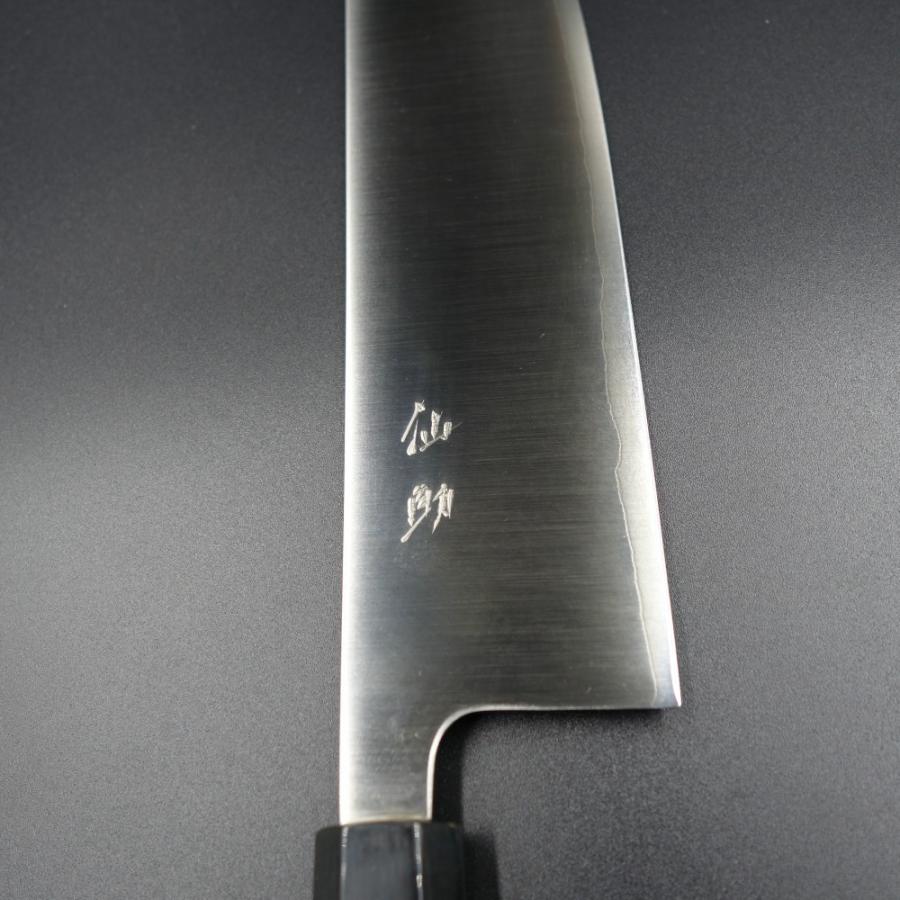 仙助 包丁 菜切包丁 銀三 165mm 水牛八角柄 ステンレス : 啓仁 - 通販