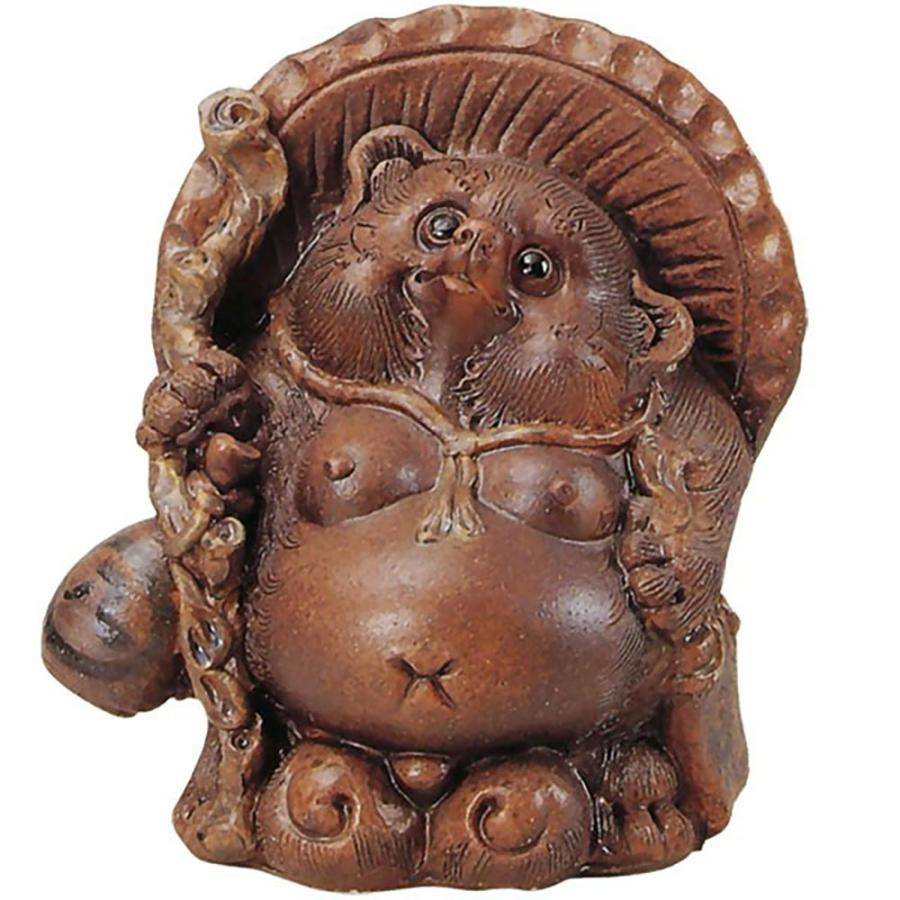 信楽焼 たぬき 狸 置き物 大型 インテリア オブジェ 家具 陶器 商売