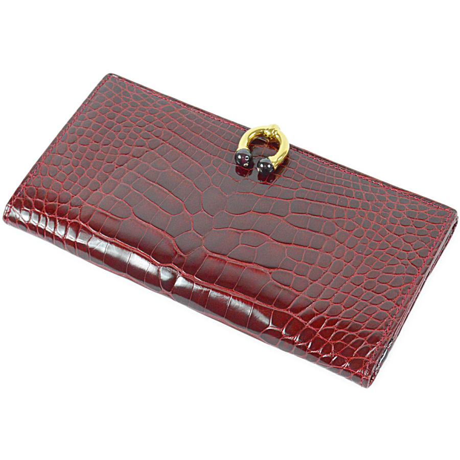GUCCI（グッチ） 美品 超豪華 クロコダイル アリゲーター 長財布