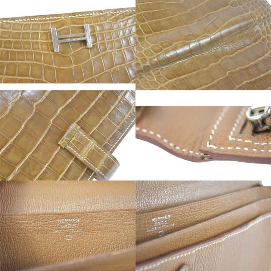 HERMES（エルメス） 超豪華 極上の逸品 アリゲーター 長財布