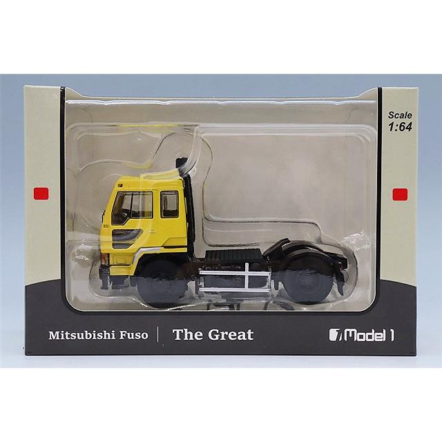 MODEL1 (モデルワン) 1/64 三菱 FUSO ザ・グレート 1986 イエロー