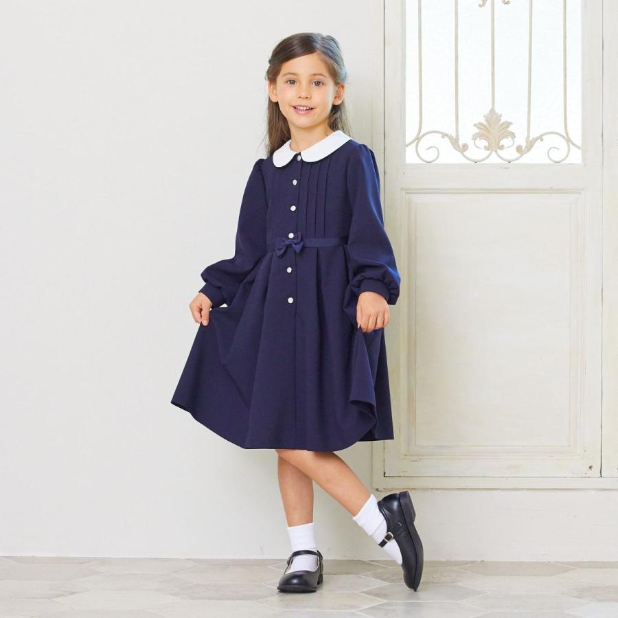 CHOPIN（ショパン） 入学式 卒園式 スーツ 女の子 ワンピース ネイビー