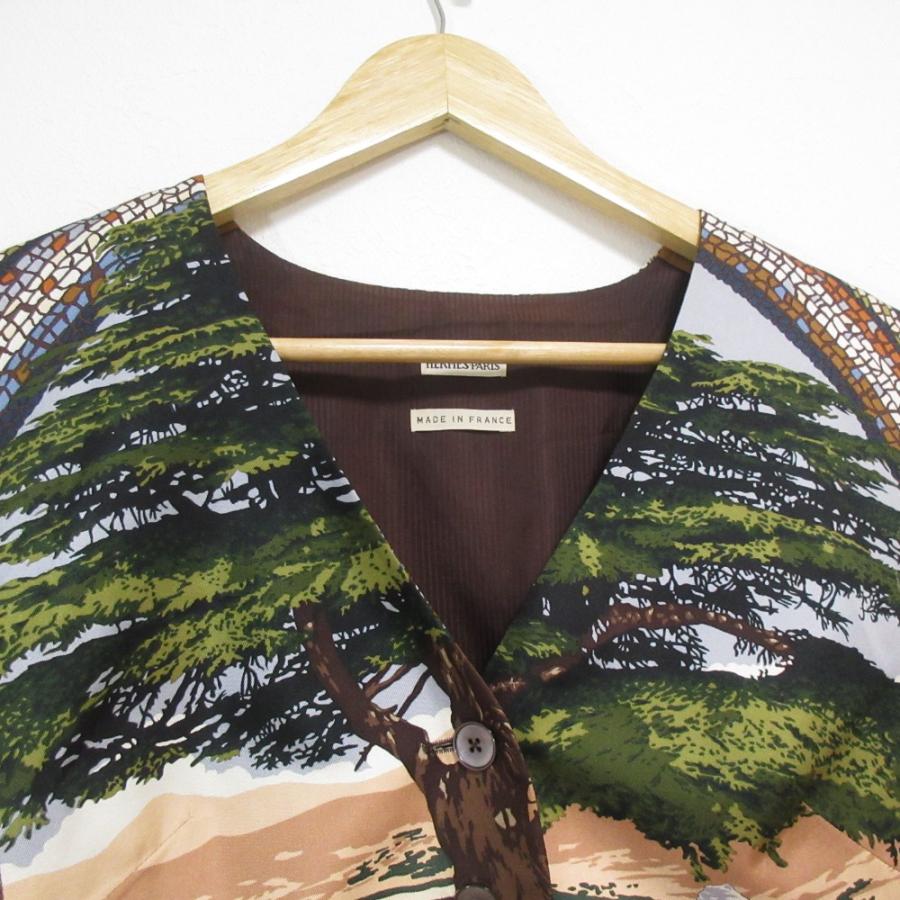 HERMES（エルメス） 美品 マルジェラ期 ヒマラヤ杉の下で シルク100