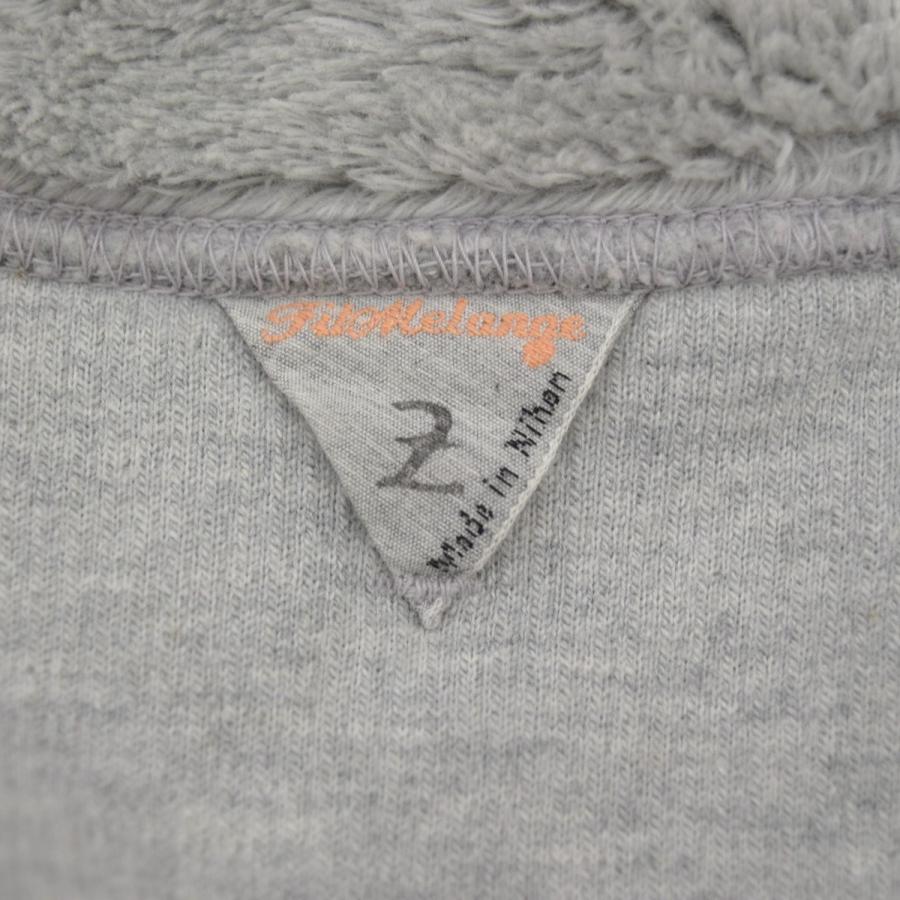 FilMelange（フィルメランジェ） フリースベスト ライトグレー サイズ