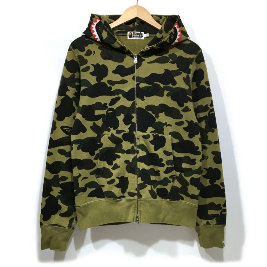 A BATHING APE アベイシングエイプ BAPE シャークパーカー メンズM