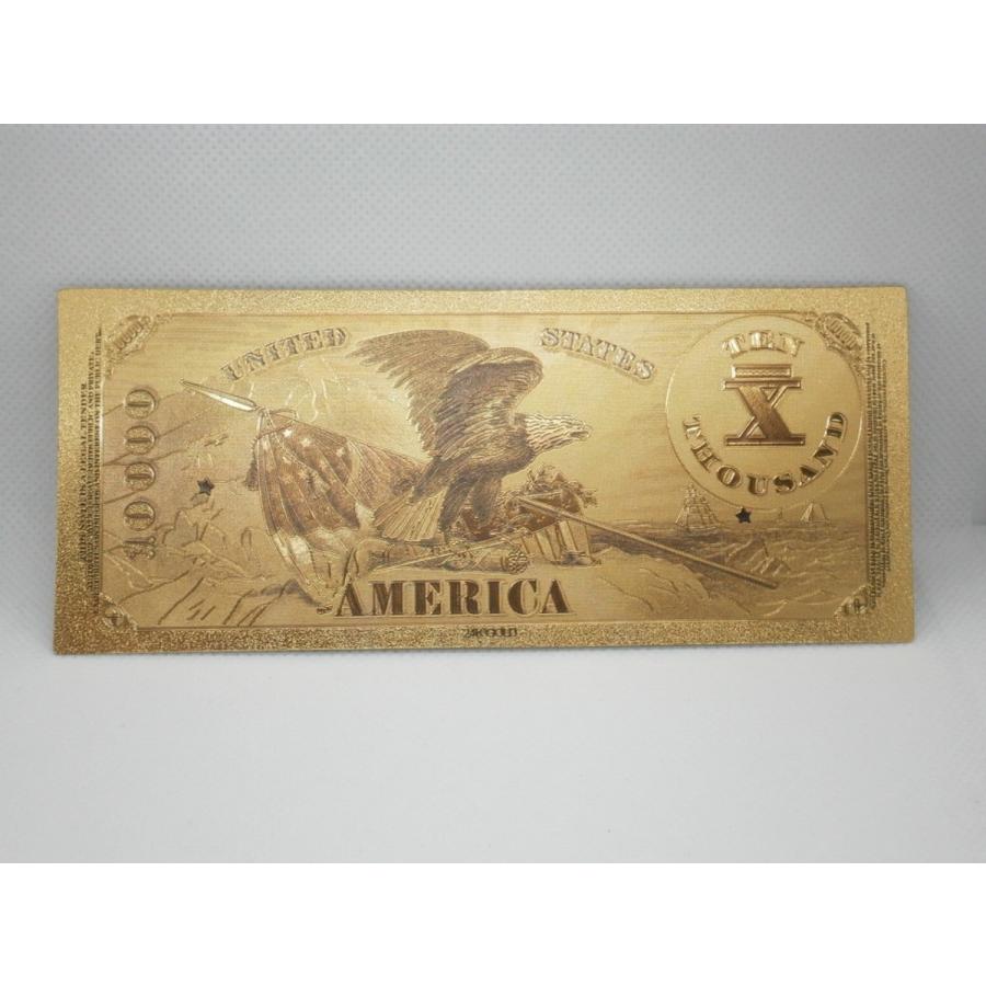 レア！1878年アメリカUSA10000ドルゴールド記念紙幣10枚セット！金運