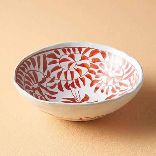 波佐見焼 古赤絵蛸唐草六兵丸鉢 K20687027 : はるいろ暮らしの雑貨店