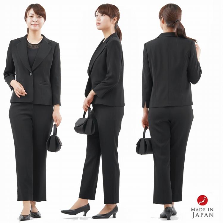 低身長の方必見 股下60cm】上下サイズが選べるブラックフォーマル