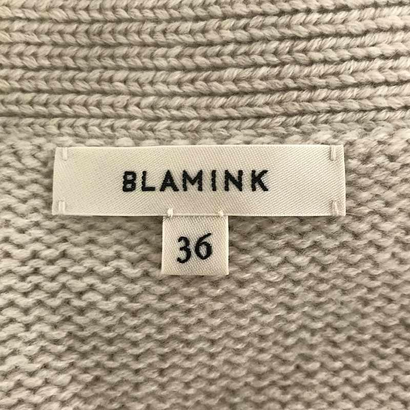 BLAMINK 25FW 定番カシミヤニット ベージュ 36 新品】 BLAMINK