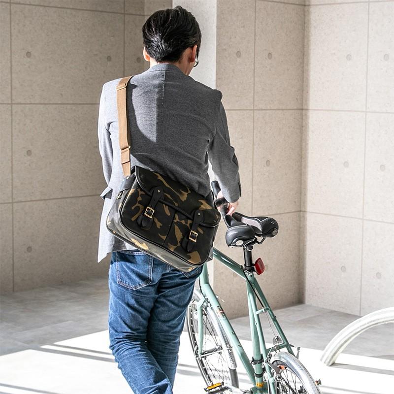 ショルダーバッグ メンズ 斜めがけ 迷彩柄 帆布 大容量 ブランド