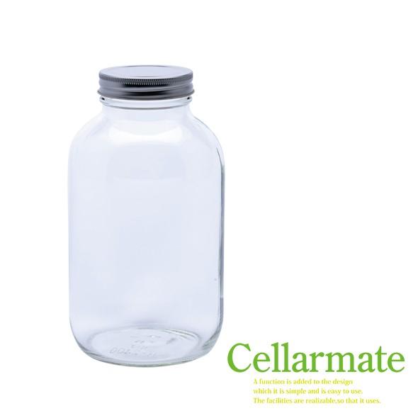 セラーメイト ステンレスキャップ保存びん1800 1.8L 星硝 調味料びん