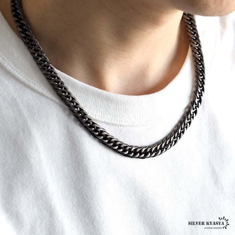 60cm) 純チタン製 軽い ダブル喜平チェーンネックレス 喜平ネックレス