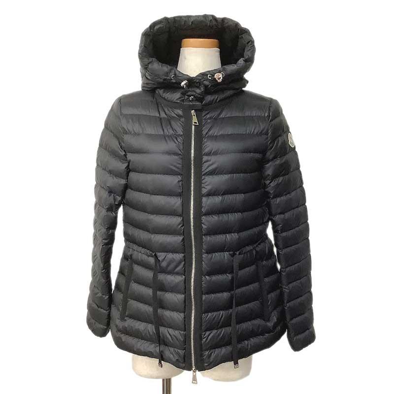 MONCLER モンクレール RAIE ライエ ブラック ナイロン ダウン フェザー