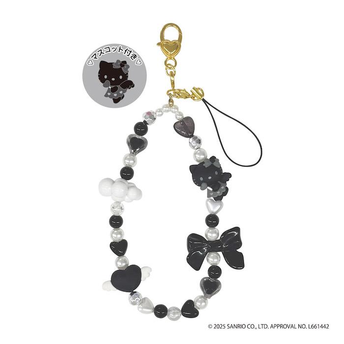 sanrio（サンリオ） ハローキティ フォンストラップ 単品販売 ブラック