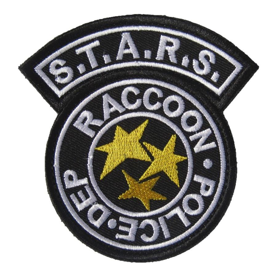 ベルクロワッペン バイオハザード風 S.T.A.R.S ミリタリー 刺繍 パッチ