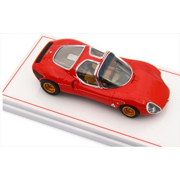 ミニカー 1/43 1967 アルファロメオ 33 ストラダーレ 赤色 ALFA ROMEO