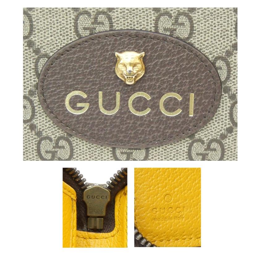 GUCCI（グッチ） 長財布 ラウンドファスナー GGスプリーム タイガー