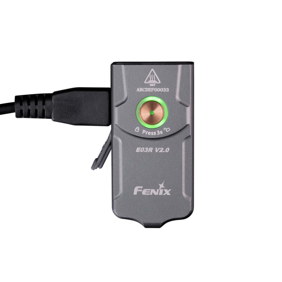 FENIX（フェニックス） Fenix E03R V2.0 キーチェーンライト 最大500