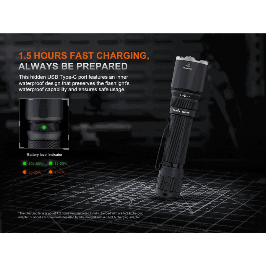 FENIX（フェニックス） Fenix TK21R タクティカルフラッシュライト USB